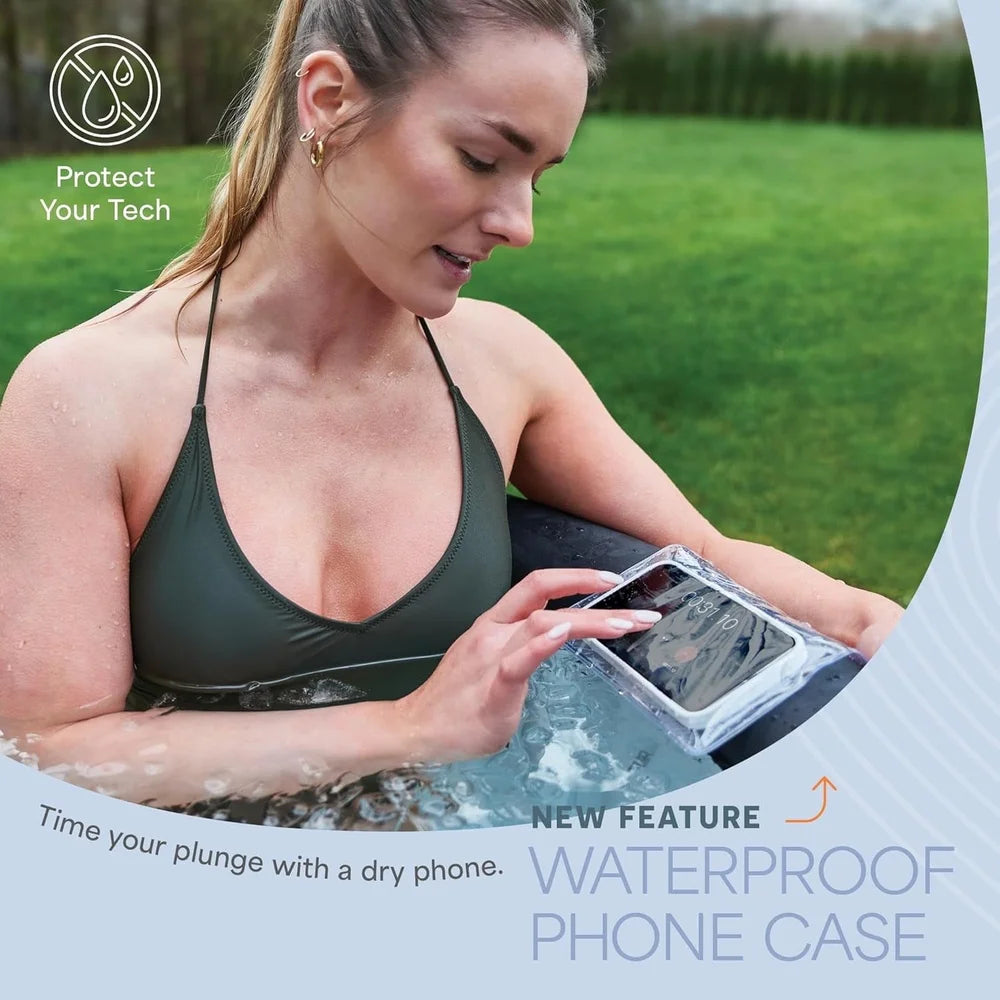 XMSJH Portable Cold Plunge Tub With Insulated Lid And Bag