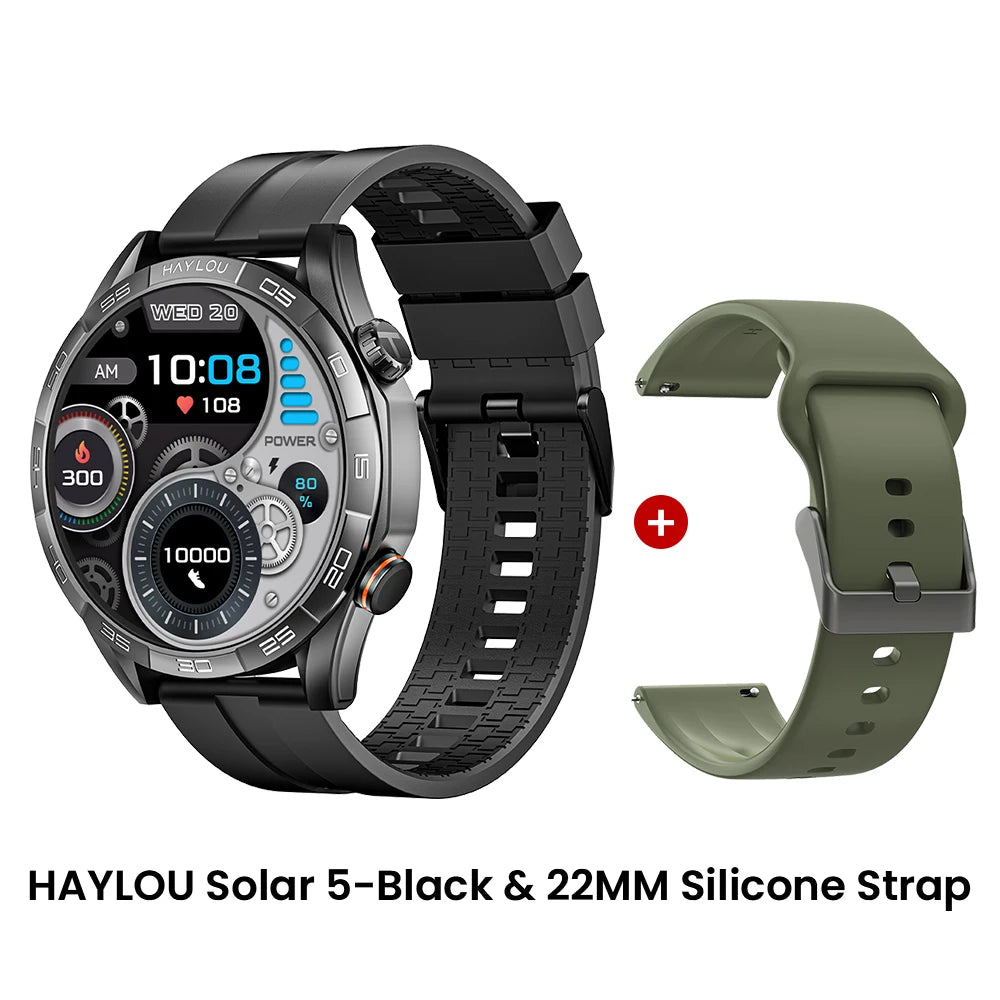 HAYLOU Solar 5 Voice Calling Smartwatch Health Tracking