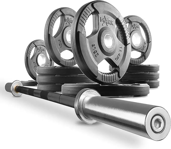 XMark 7 ft Weight Bar, Bar for Weightlifing,  Weights and Bar Set  or  Weight Lifing Barbell
