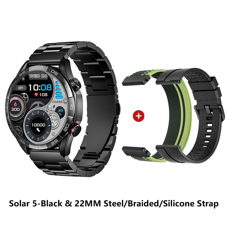 HAYLOU Solar 5 Voice Calling Smartwatch Health Tracking