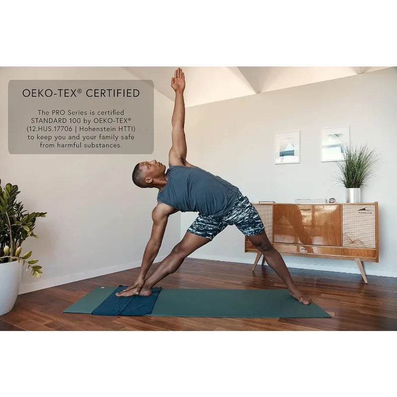 Manduka PRO Yoga Mat - Teacher Recommended, Non-Slip Textured 6mm Ultra-Dense, Hot Yoga Workout, Studio at Home Pilates