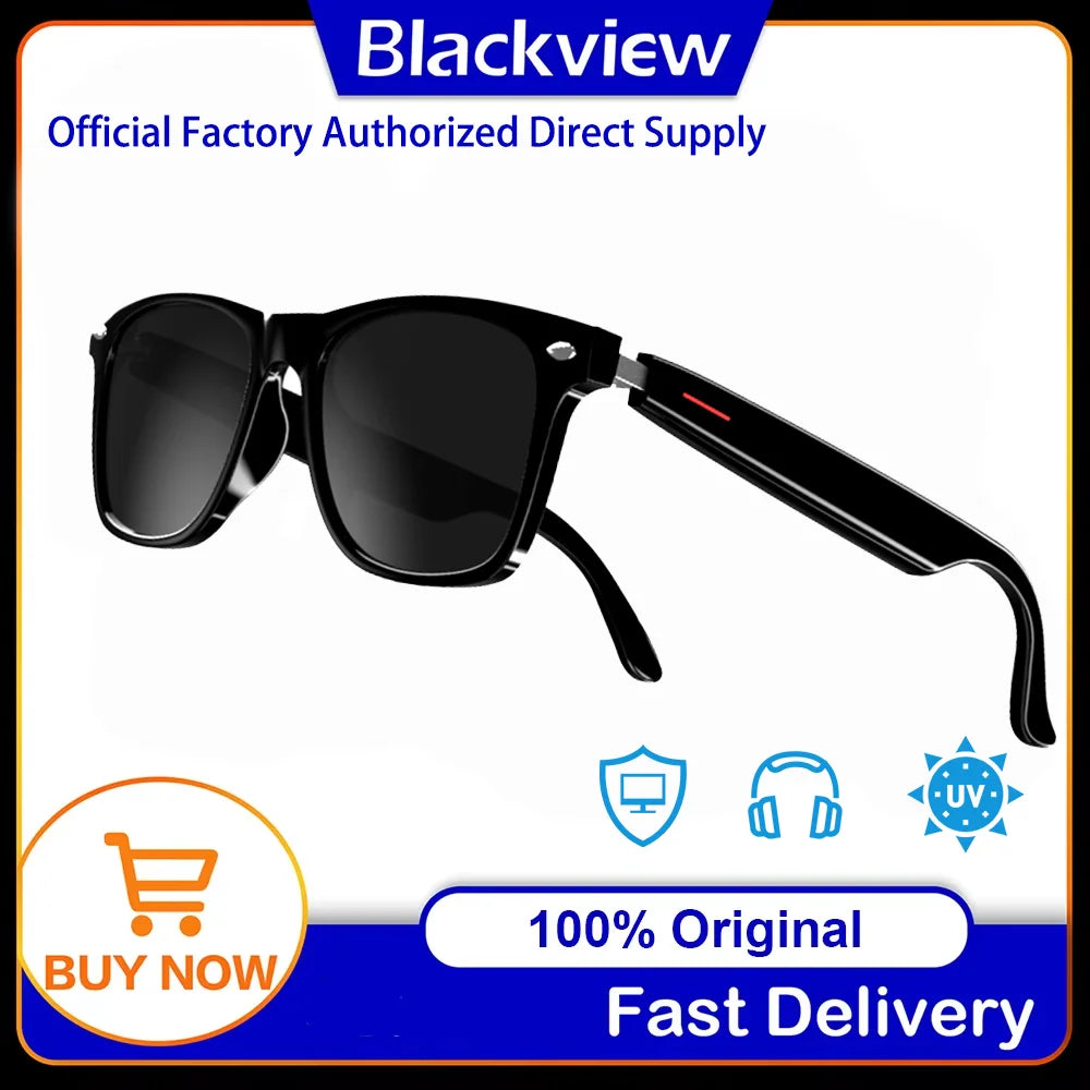 Blackview Bluetooth Smart Glasses with Built-in Speaker
