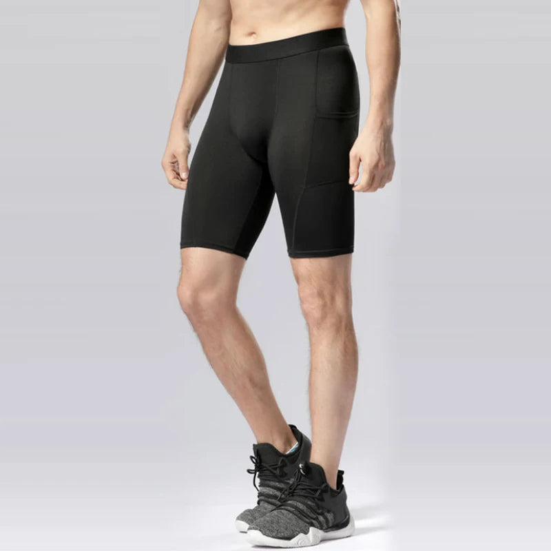 Pure Vibe Care Compression Shorts Mens Quick Dry Running