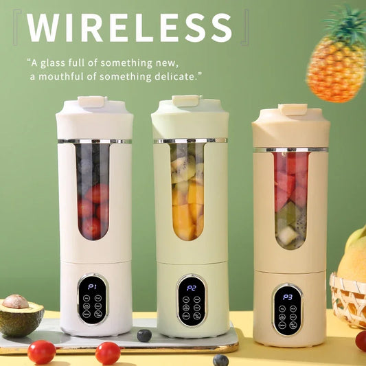 Portable Wireless USB Juicer For Crushed Ice And Fruit Juices