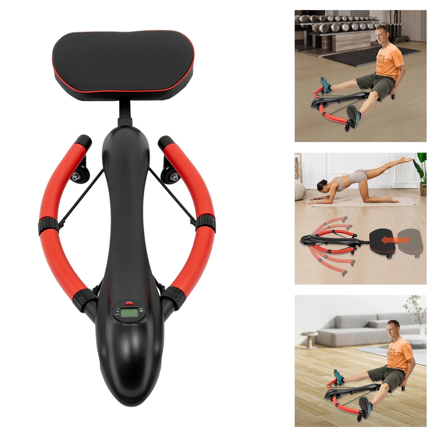 Foldable Dragonfly Ab Trainer Core Workout Machine 330lbs Capacity