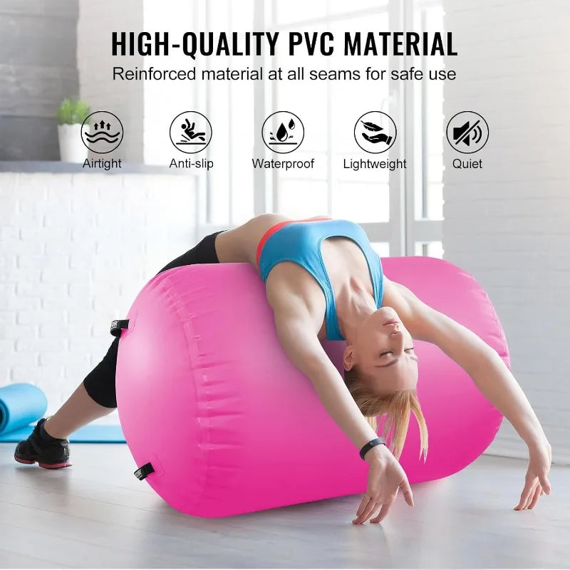 VEVOR Inflatable Gymnastics Air Mat With Electric Pump