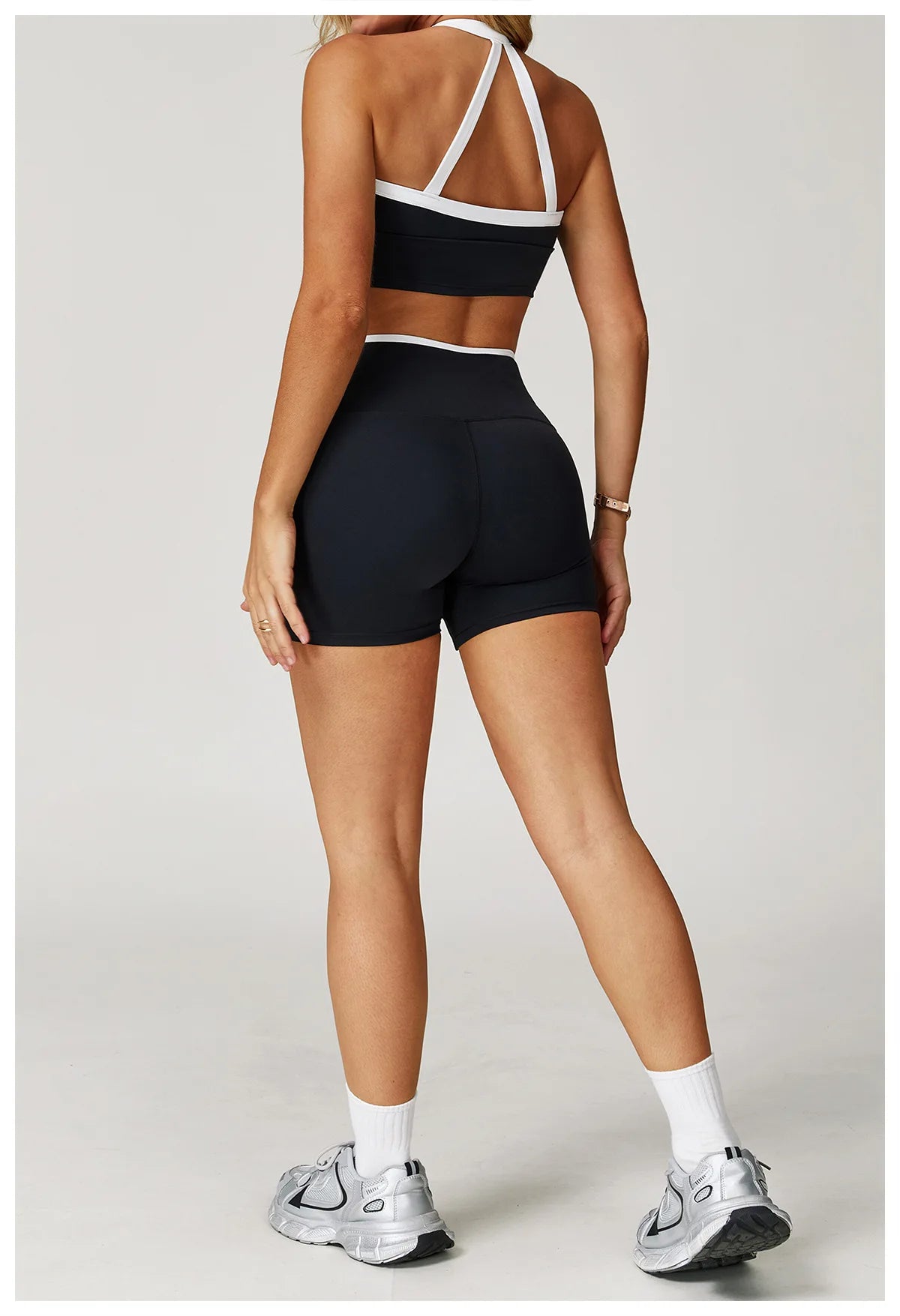 SWELTERINGCN Women 2 Piece Tracksuit Yoga Set Gym Wear