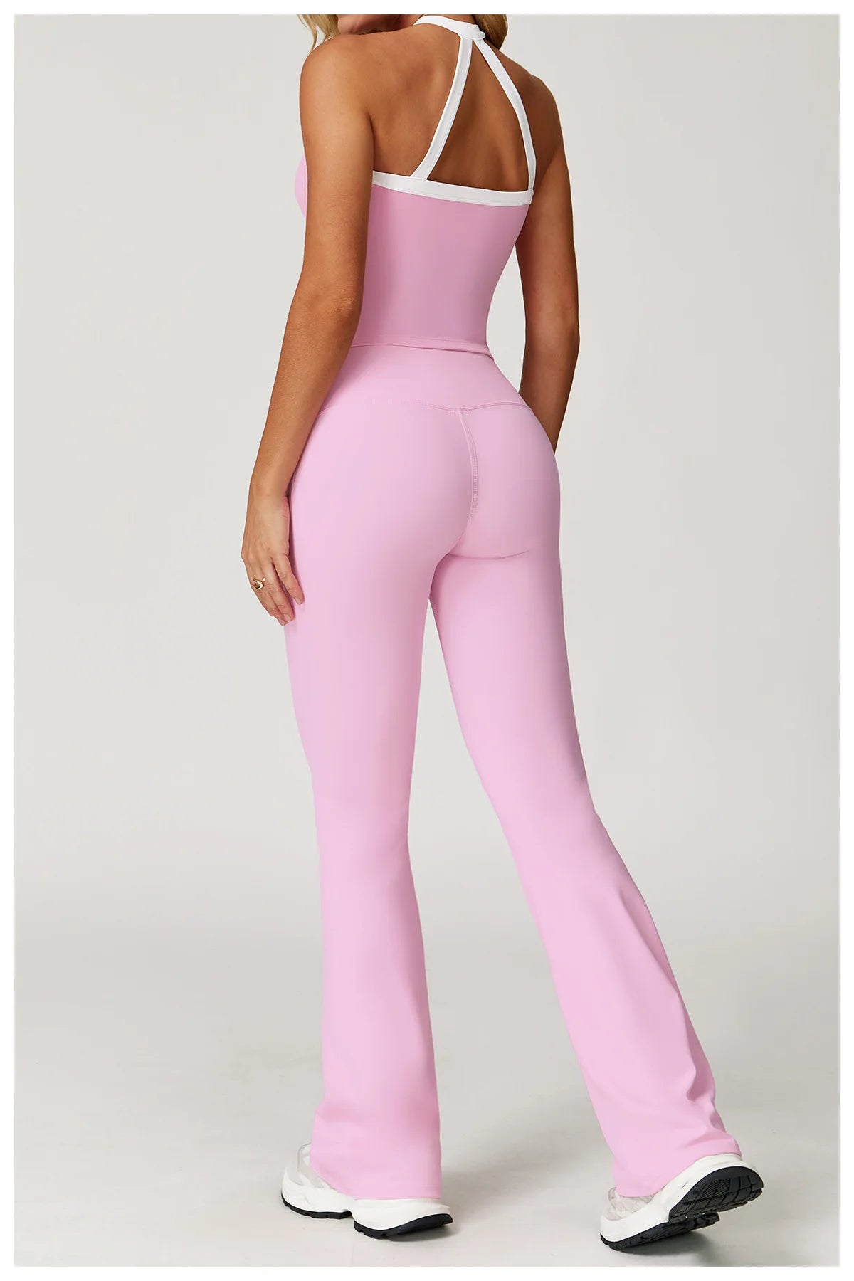 SWELTERINGCN Women 2 Piece Tracksuit Yoga Set Gym Wear