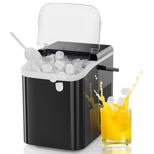 Portable Ice Maker With Auto Clean 9 Cubes For Camping