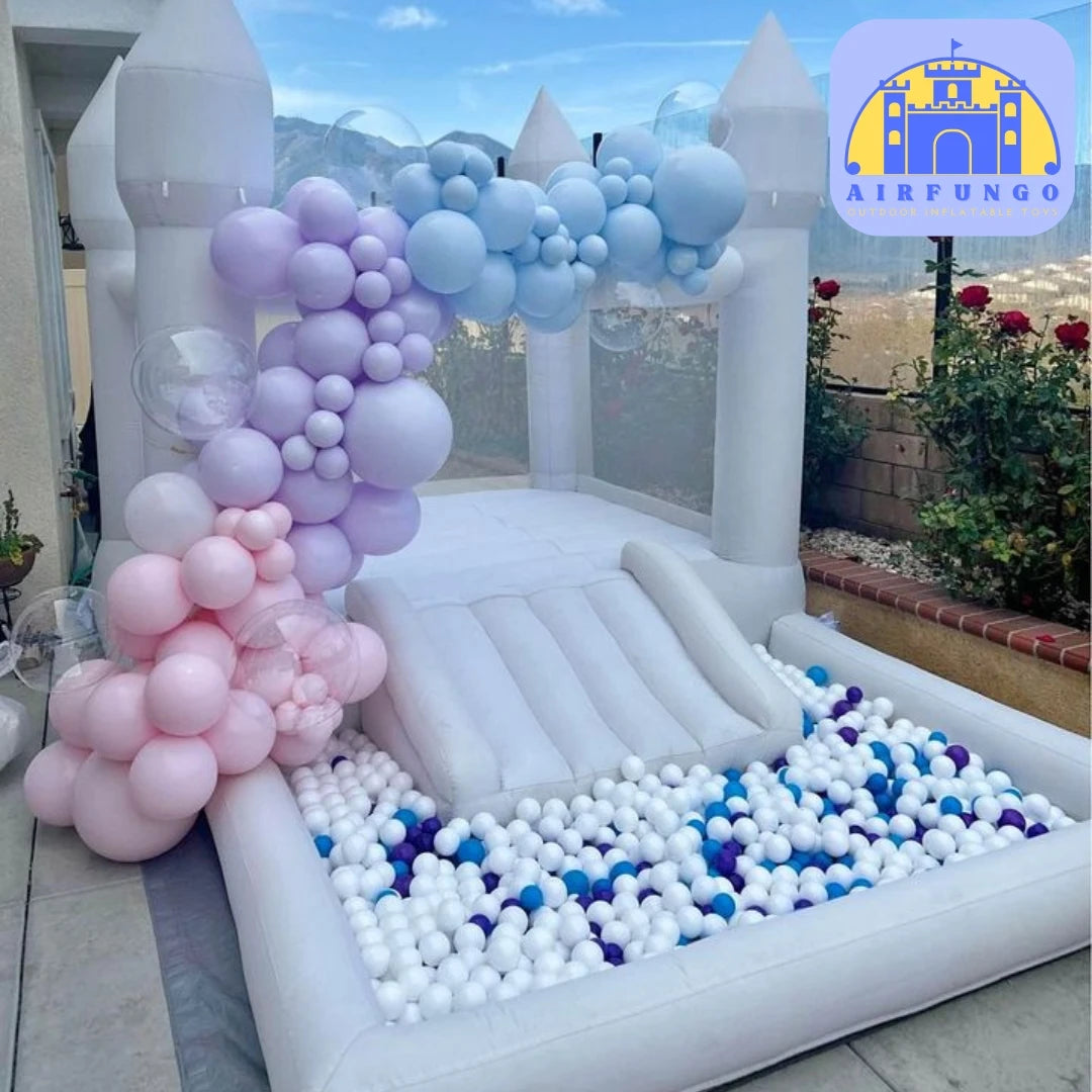 Design Kids Soft Play Bounce House With Ball Pit Blower