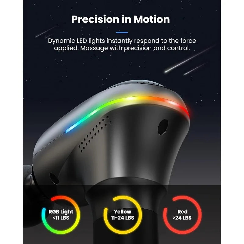 A2 Pro Massage Gun with Heat and Cold Therapy Professional Percussion Massage Gun Deep Tissue for Athletes Home Gym Portable Muscle Massager FSA and HSA Eligible Ideal Gift