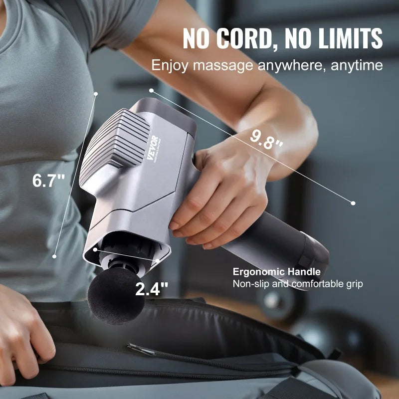 Massage Gun Deep Tissue Percussion Massager 8 Speed Levels