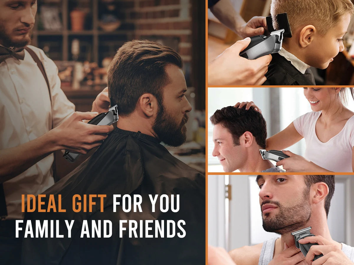 Sejoy Professional Hair Clippers for Men Cordless Hair Trimmer Kit Barber Machines and Men's Shaver Gifts