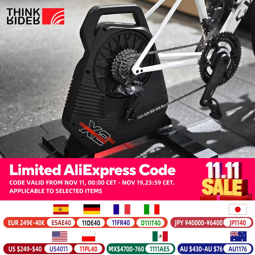 ThinkRider X2Max Smart Bike Trainer With Built-In Power Meter