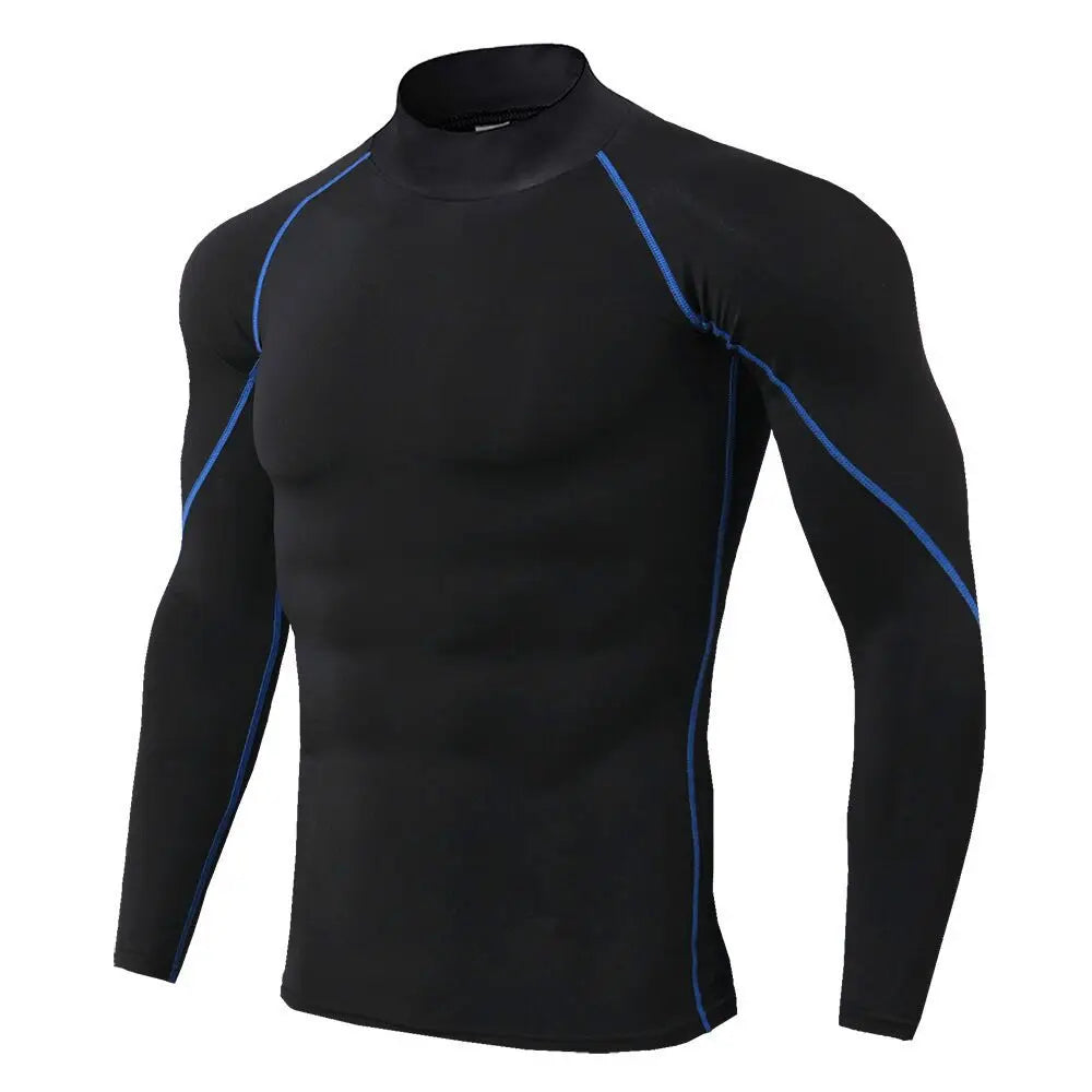 Mens Quick Dry Running Long Sleeve T Shirt For Gymwear