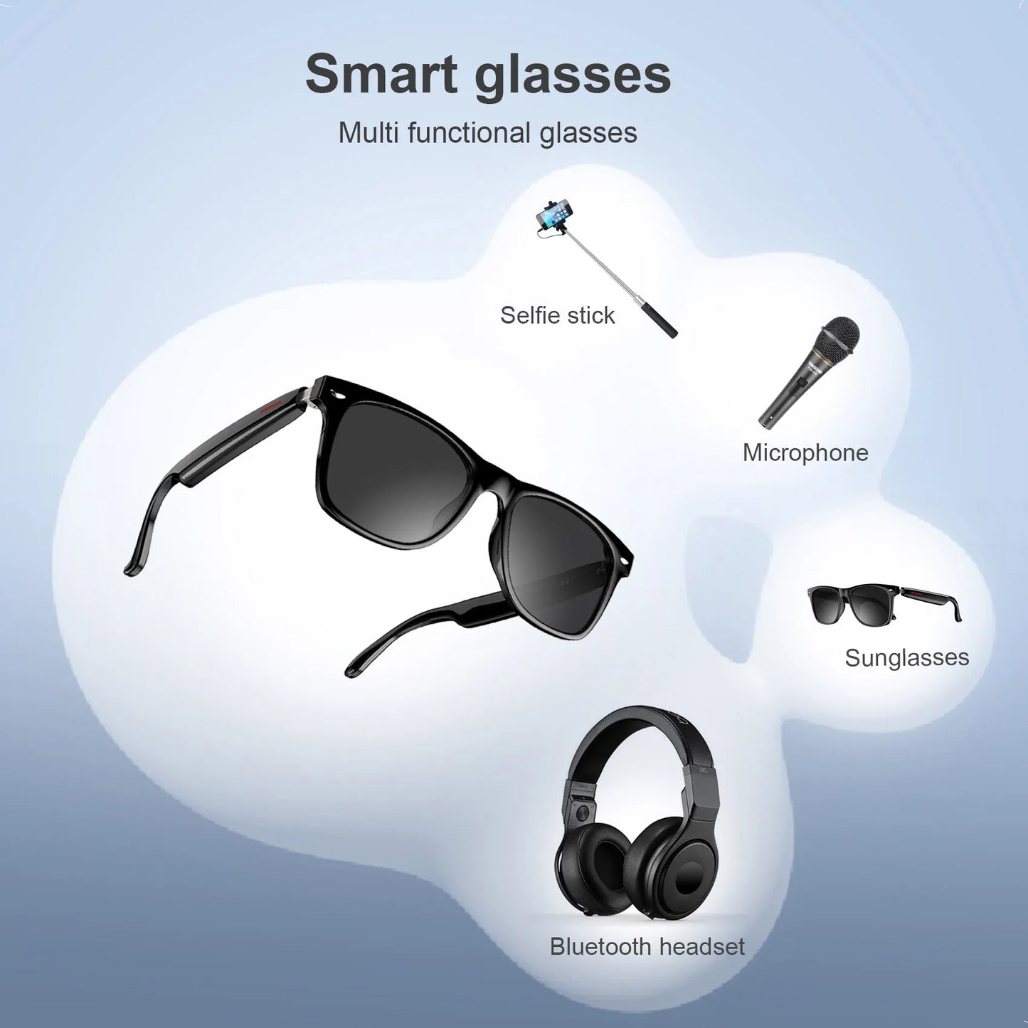 Blackview Bluetooth Smart Glasses with Built-in Speaker