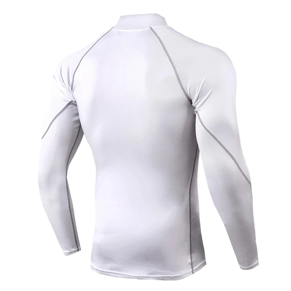 Mens Quick Dry Running Long Sleeve T Shirt For Gymwear