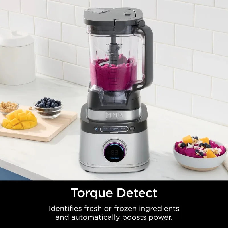 Ninja Detect Kitchen System Power Blender and Processor with Blend Sense Technology Silver TB400