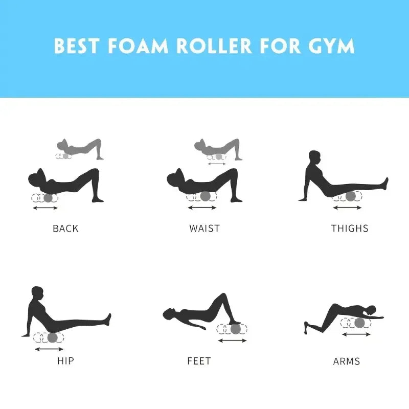 Foam Massage Roller Hollow Yoga Column for Physiotherapy and Rehab