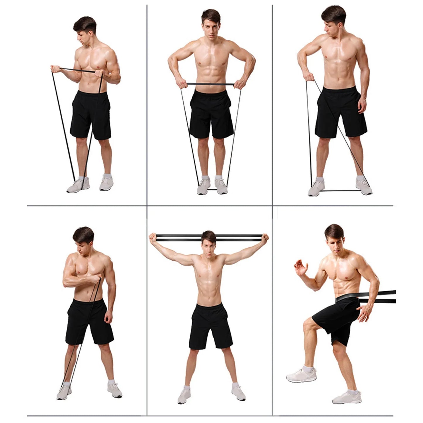 Resistance Bands Elastic Loop Exercise Training Set