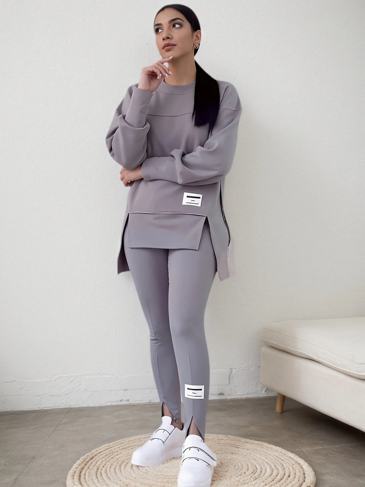 CN Guangdong Women's Sportswear Set Two-Piece Jogger Pants