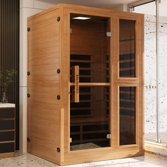 Infrared 2 Person Indoor Sauna With WiFi Control For Home