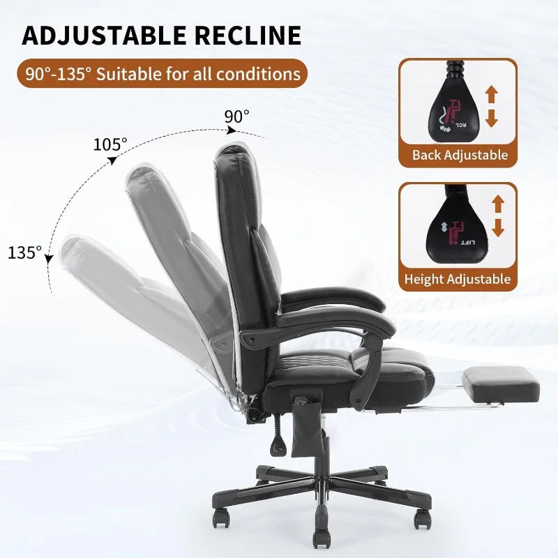 YTYI Massage Office Chair with Heat and Vibration Points