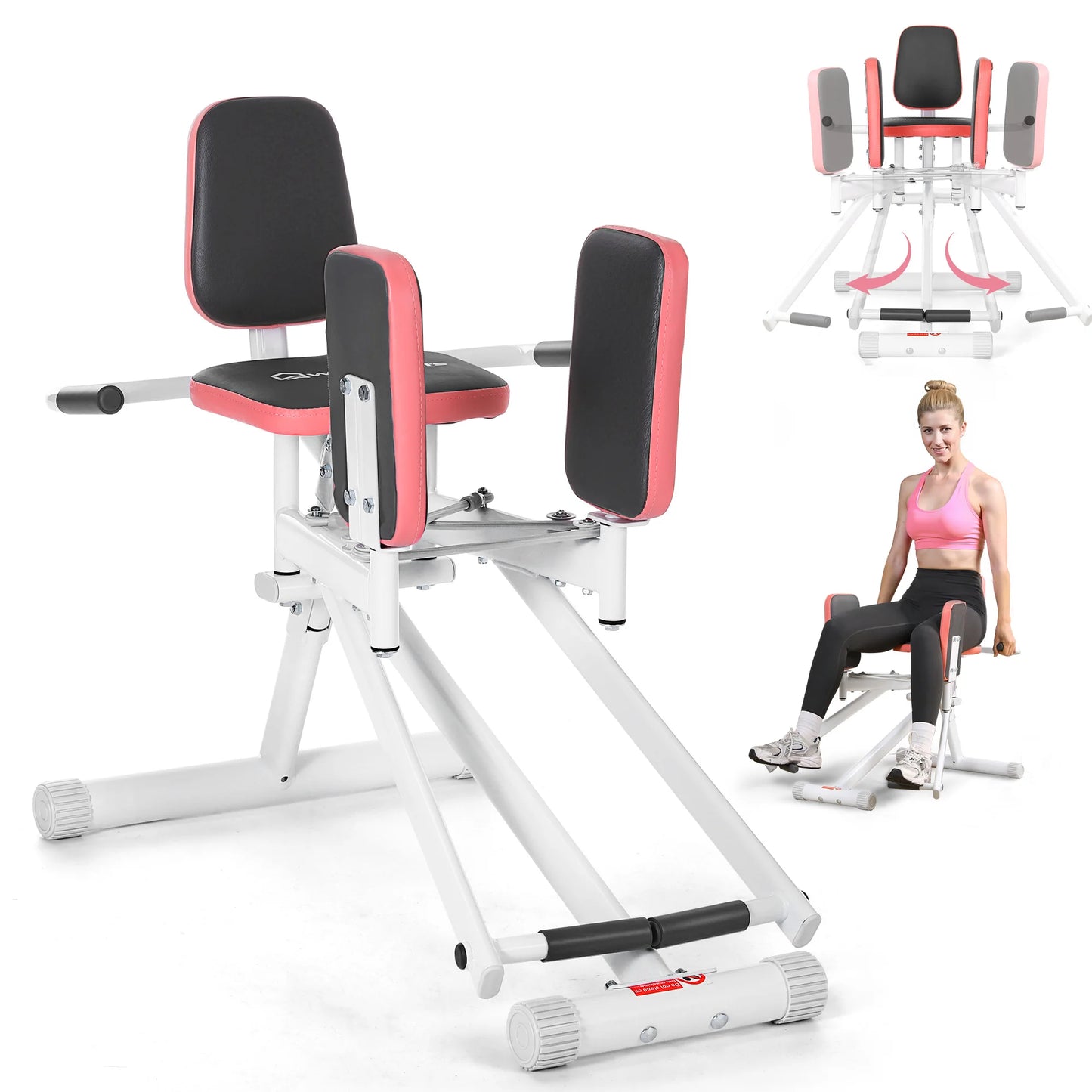 Hip Abductor Machine Glute Thigh Trainer Adjustable Resistance Band