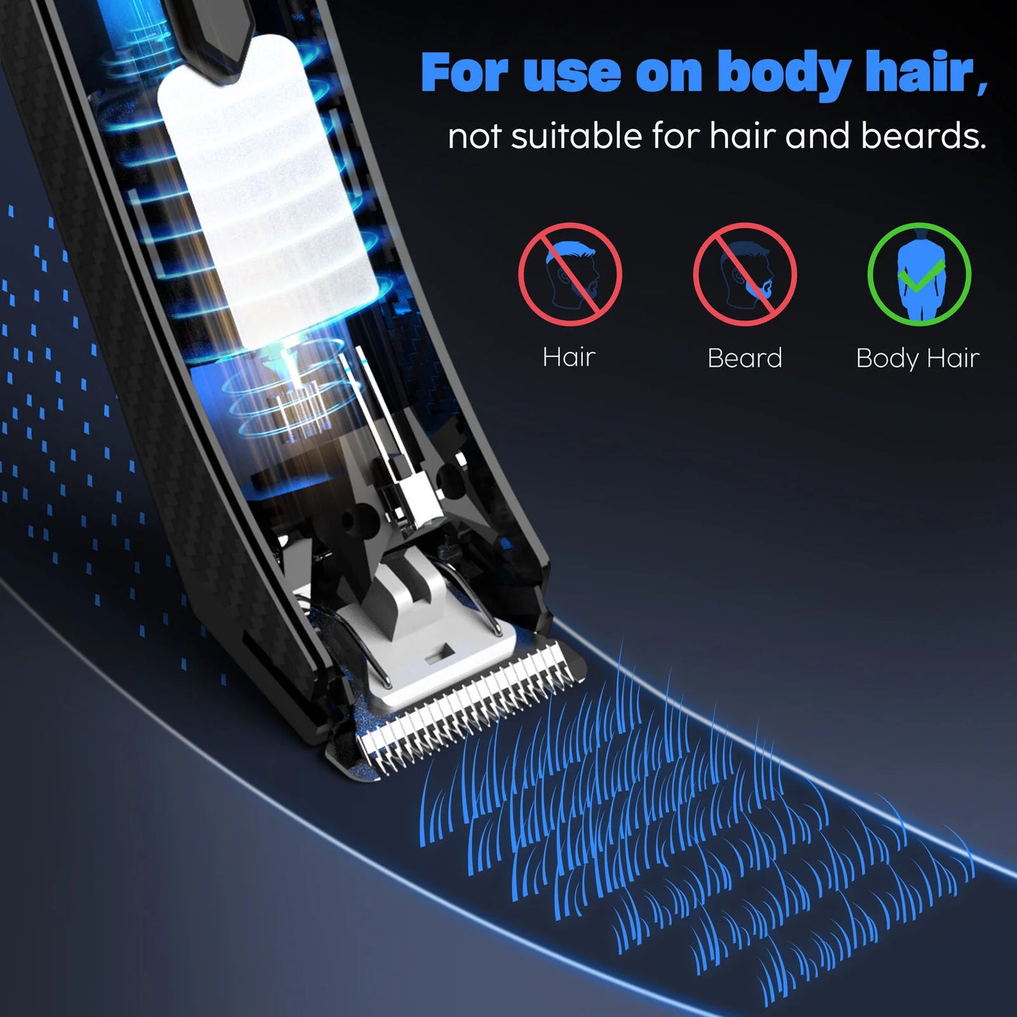 Sejoy Bald Men Hair Clippers Set Electric Head Shaver Facial Beard Trimmer Stainless Steel Blades Body Hair Shaving Machine