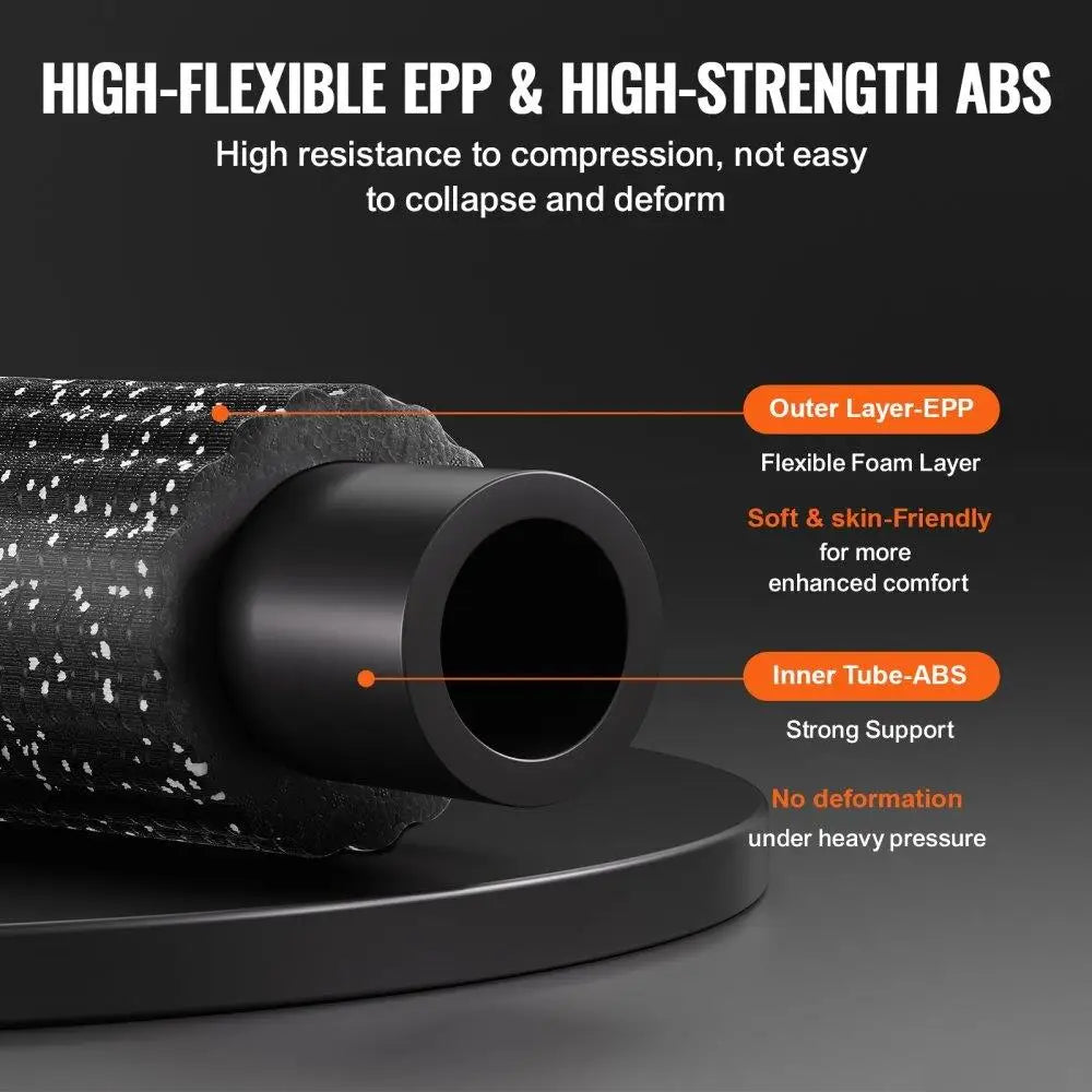 Vibrating Foam Roller 4 Levels Rechargeable Electric EPP Foam Massager for Fitness and Recovery
