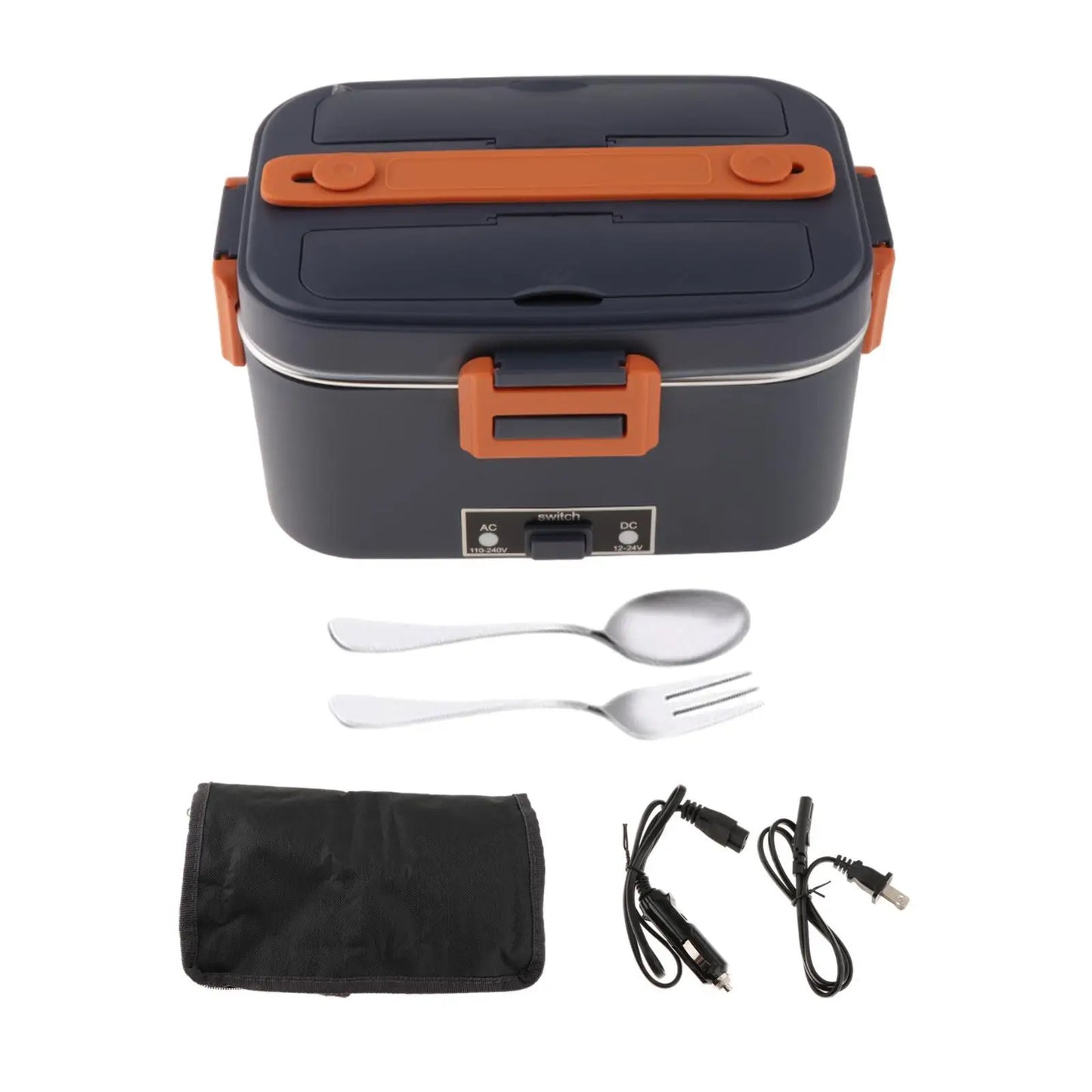 Lunch Warmer Electric Heating Lunch Box 1.8L Food Heater for Work Truck Home