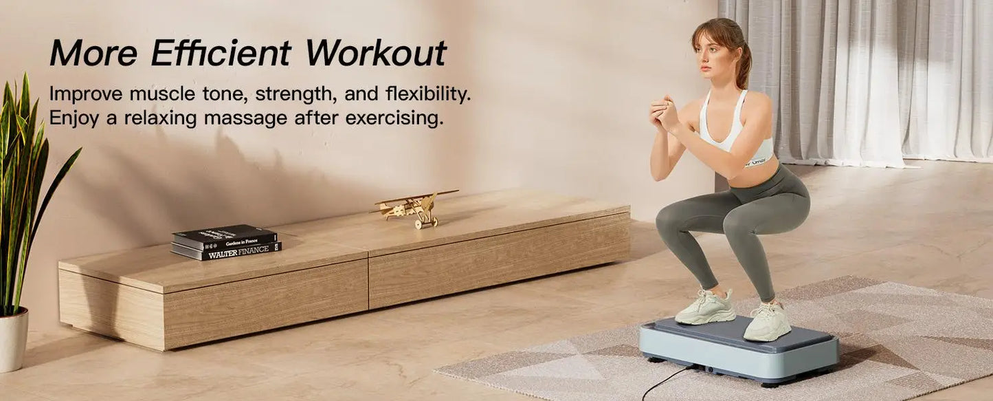 UMAY Vibration Board Exercise Machine For Full Body Workout