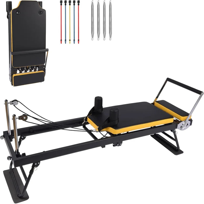 Hign-concerned Pilates Reformer Foldable Home Gym Equipment