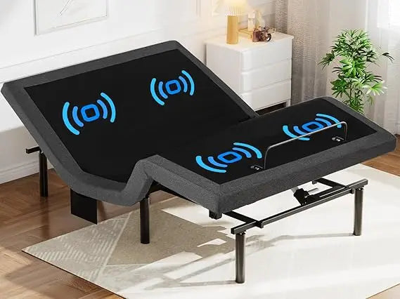 Pipishell Adjustable Bed Frame With Massage USB Ports