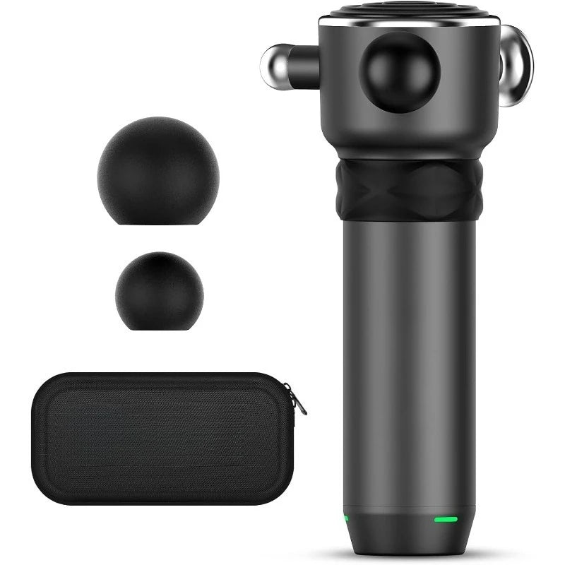 Gun Deep Tissue, Cordless Vibrating Muscle Massage Gun - Handheld Mini Massager for Back, Neck and Fascial Binding - Ta