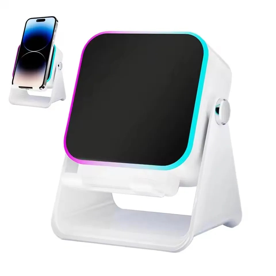 Newmsnr 5-in-1 Wireless Induction Speaker Phone Holder Bluetooth Hifi
