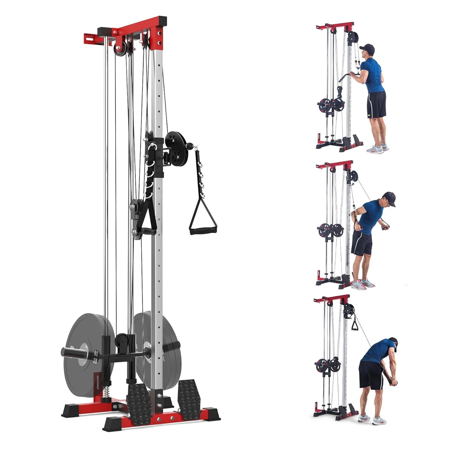 HiMISS LAT Pulldown Machine Multi Functional Cable Home Gym