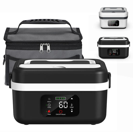 Wireless Insulated Lunch Box With 8000mAh Battery And 60W Heating