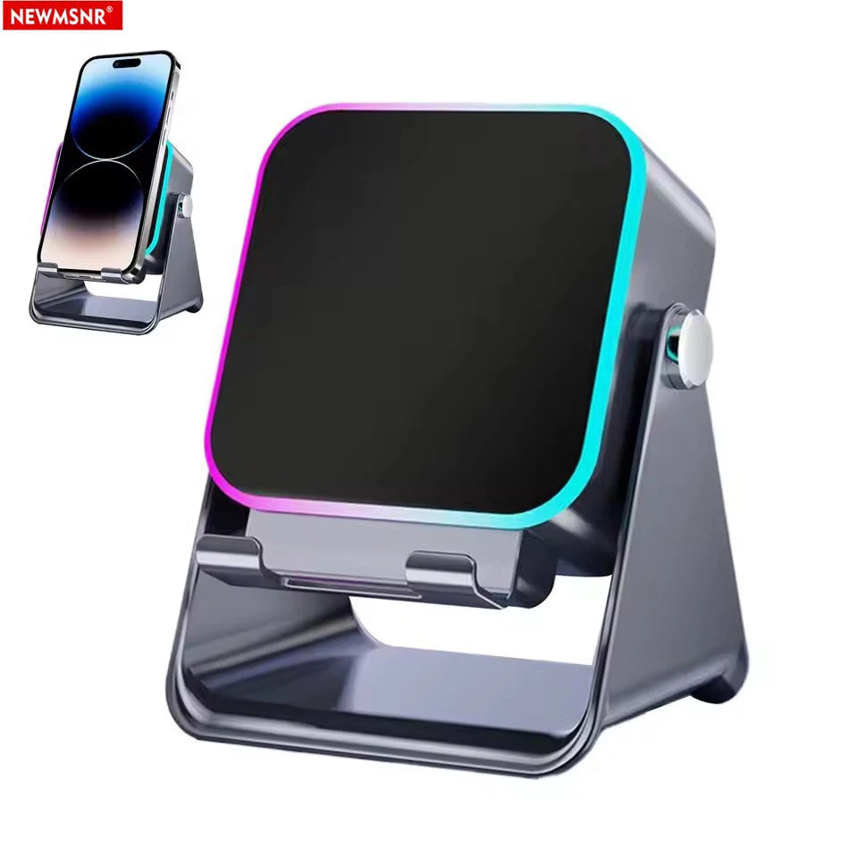 Newmsnr 5-in-1 Wireless Induction Speaker Phone Holder Bluetooth Hifi