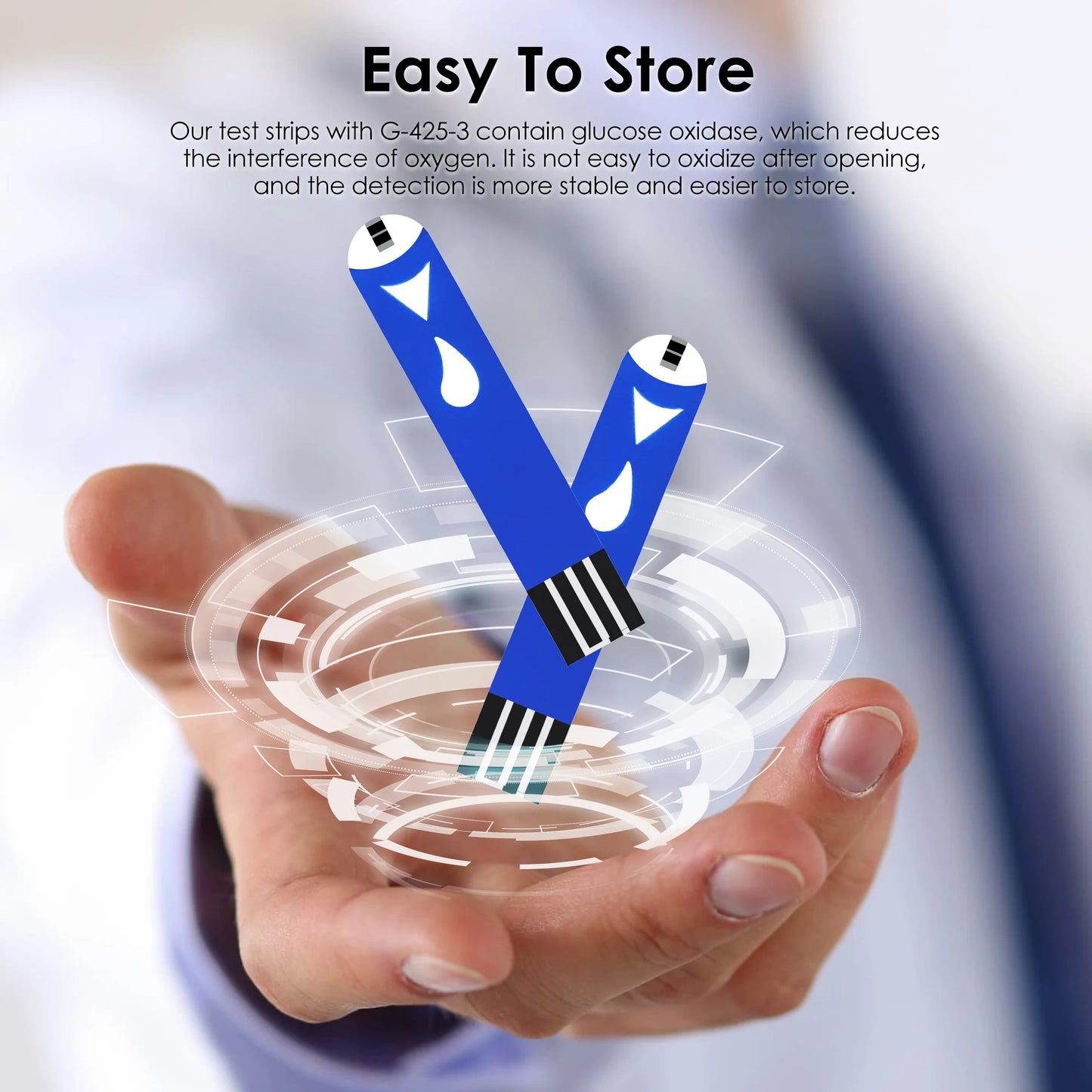 Linksun Glucose Meter Kit With Blood Sugar Test Strips