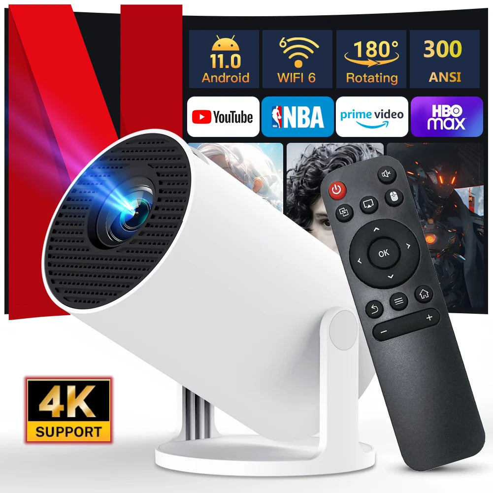 LynCast HY300 Pro Plus 4K Android Outdoor Projector