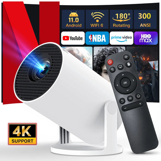 LynCast HY300 Pro Plus 4K Android Outdoor Projector