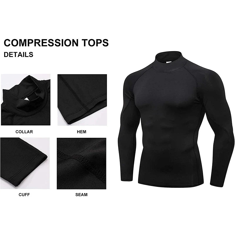 CN Quick Dry Men Bodybuilding T Shirt Long Sleeve Top