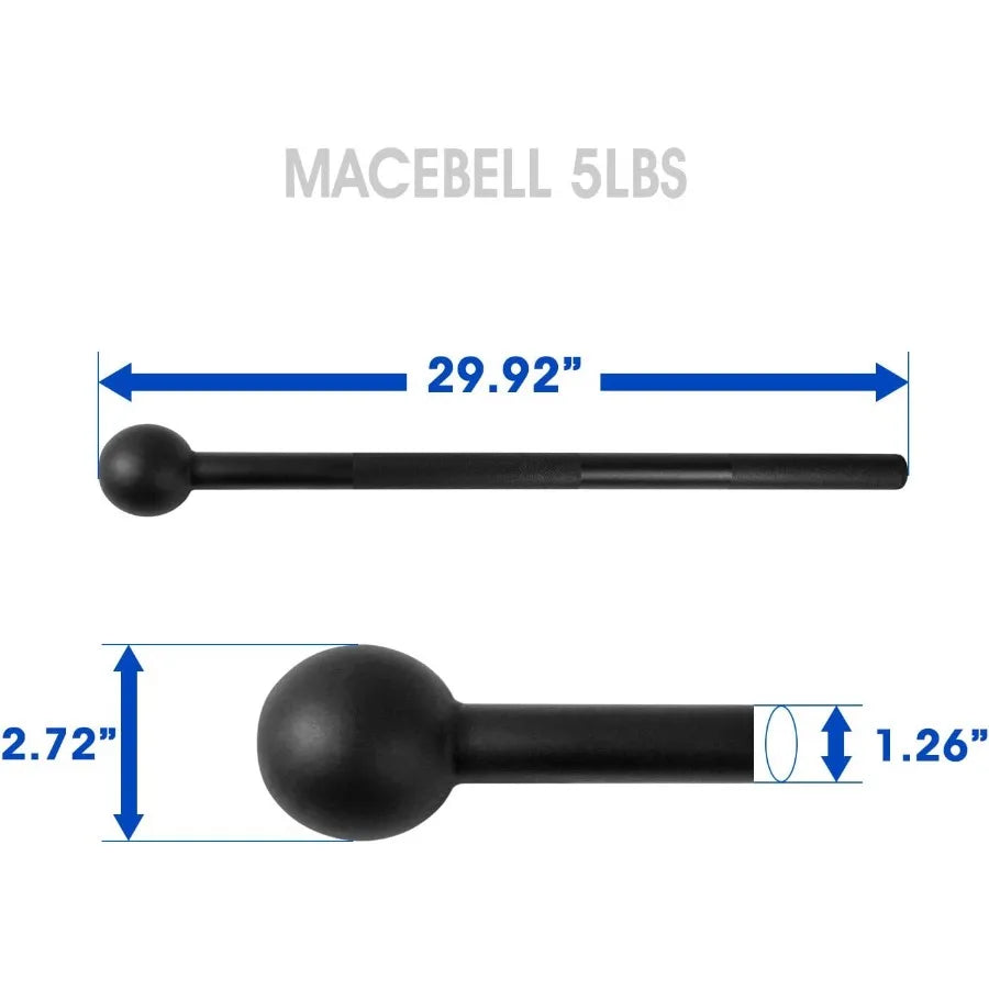 Yes4All Steel Mace Bell for Full Body Strength Training