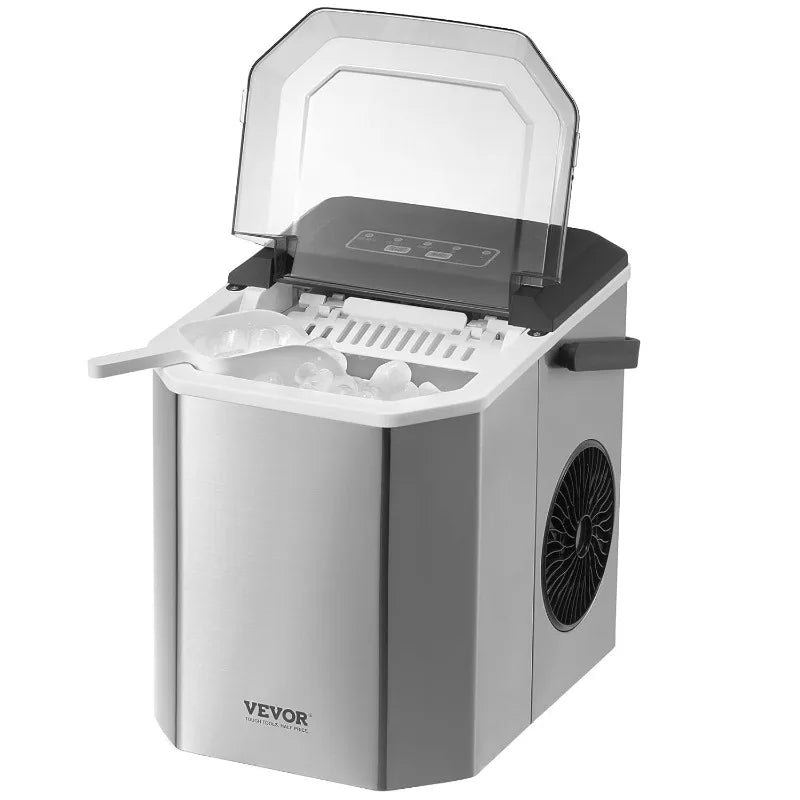 XMSJ Countertop Ice Maker Self Cleaning Portable Ice Machine