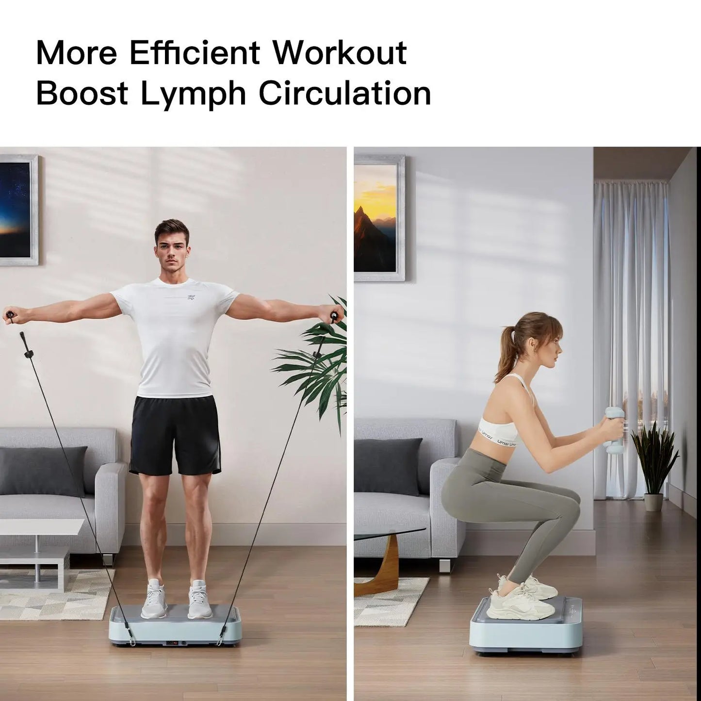 UMAY Vibration Board Exercise Machine For Full Body Workout