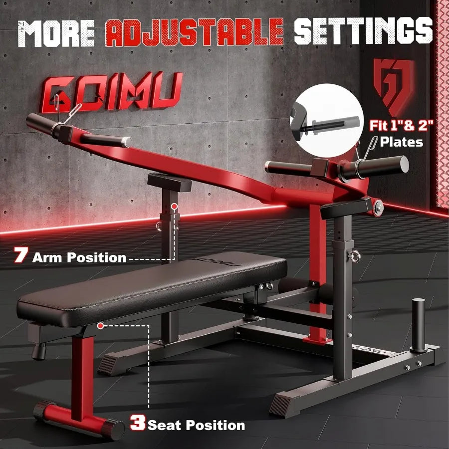 XMSJ Chest Press Machine With Independent Converging Arms