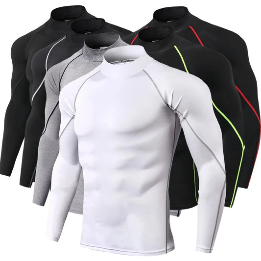 CN Quick Dry Men Bodybuilding T Shirt Long Sleeve Top