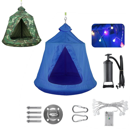 Hanging Tree Tent For Kids Indoor Outdoor Waterproof Light String