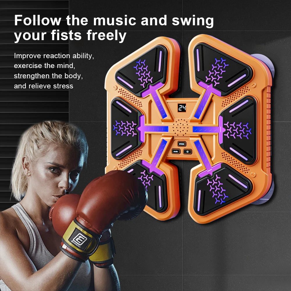 Smart Music Boxing Wall Target For Home Fitness And Training